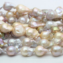 14-16mm gemischte farbige barocke nukleierte Perle lose Perlen Stränge, AAA, E190004